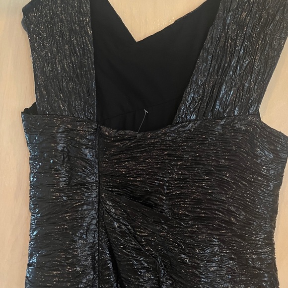 New without tag sample J Mendel black lame mermaid gown evening dress size 6 - Picture 10 of 15